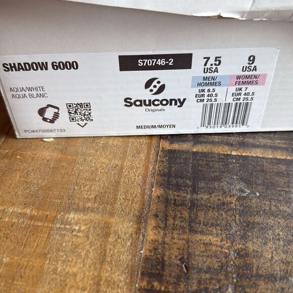 Saucony Women’s Shadow 6000 Earth Citizen Shoes size 9 - Picture 7 of 7